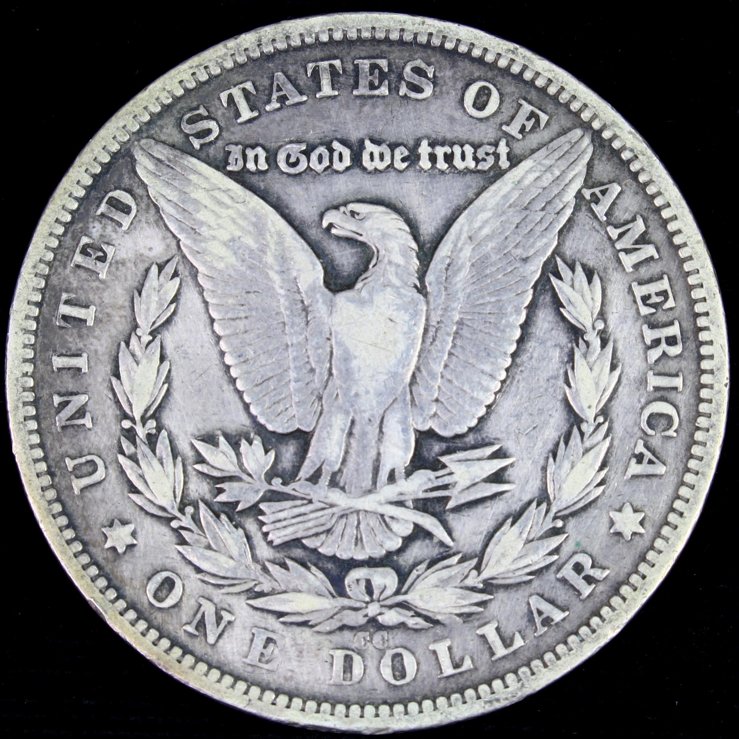 1879-CC U.S. Morgan silver dollar