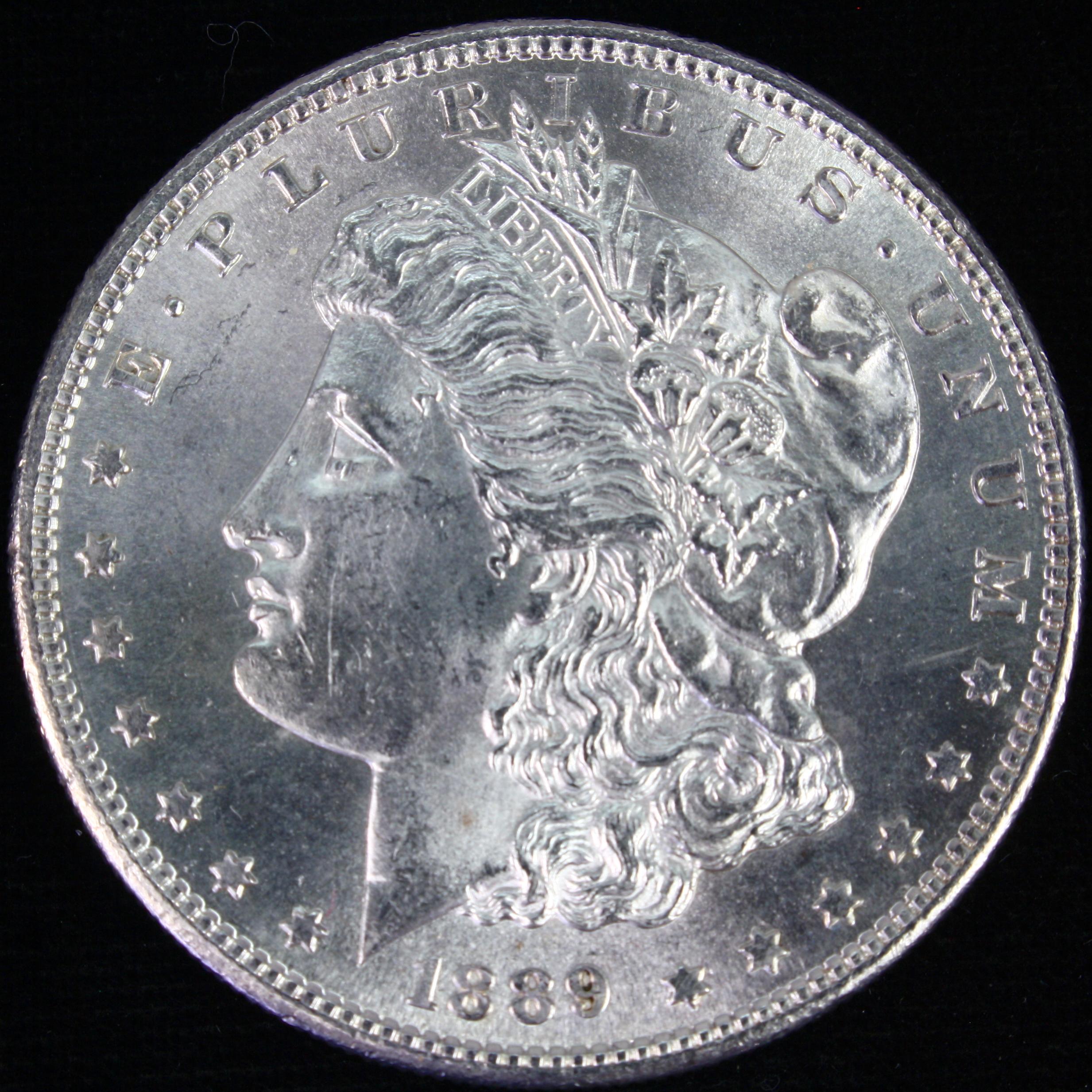 1889-S U.S. Morgan silver