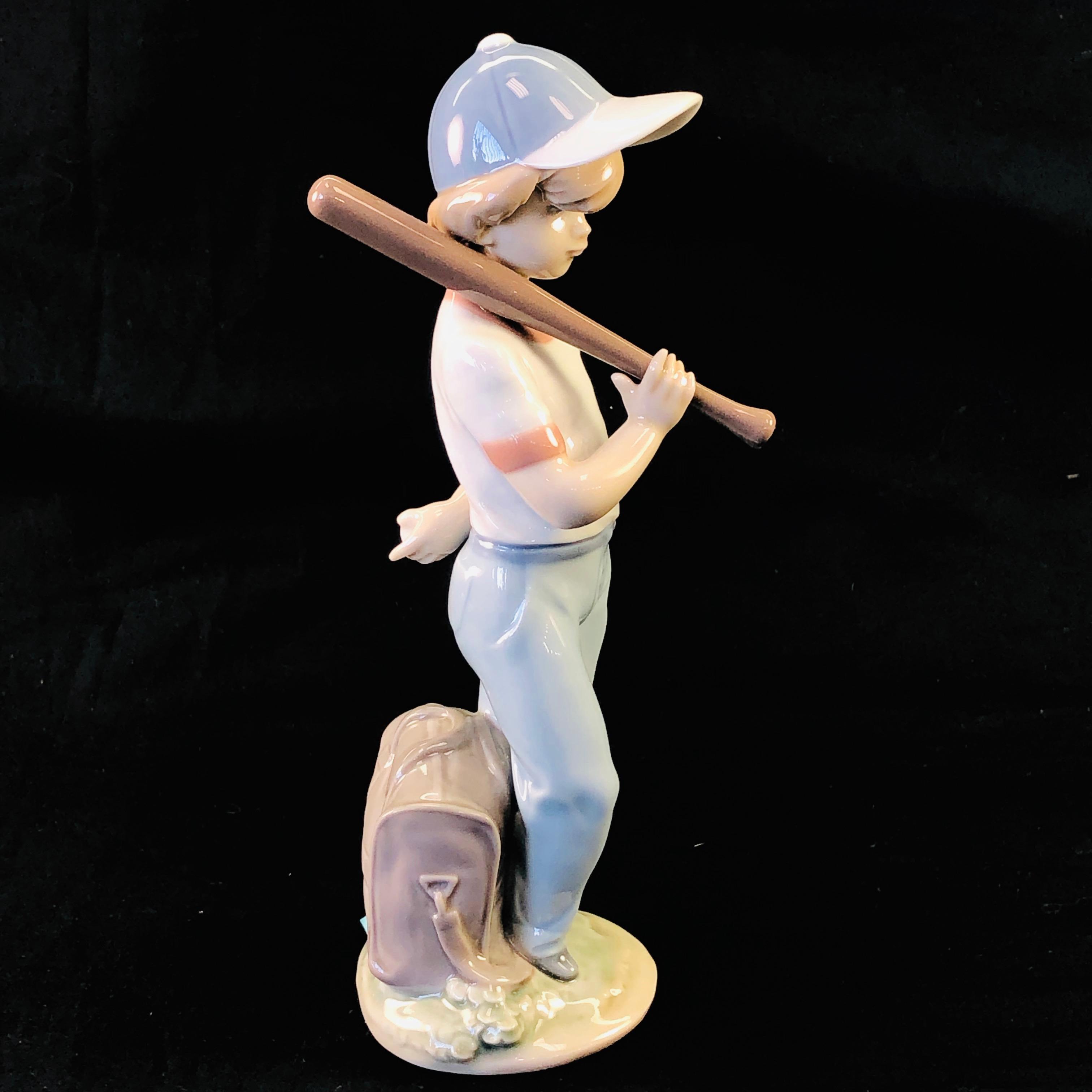 Estate Lladro #7610 "Can I Play?" porcelain figurine with original box