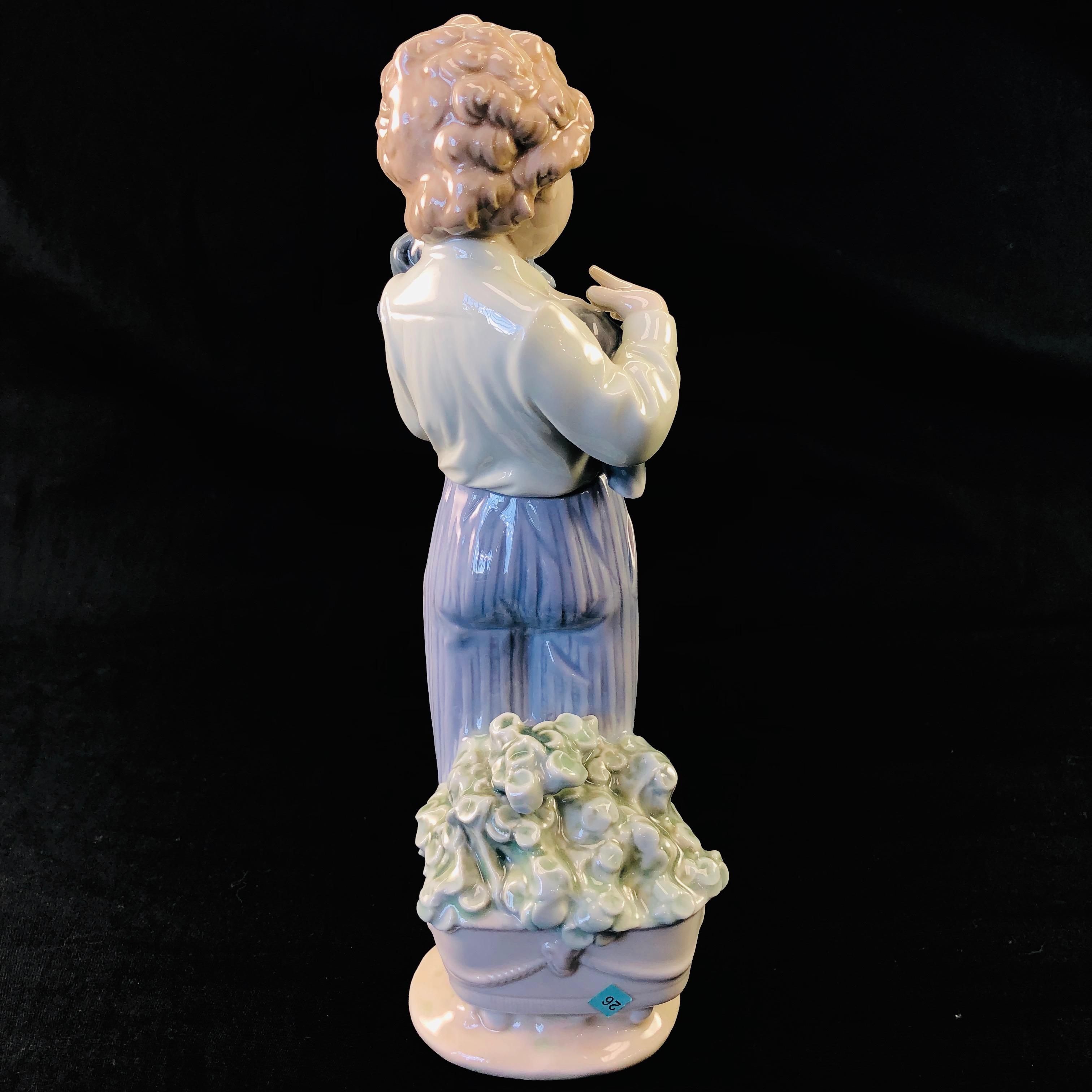 Estate Lladro #7609 "My Buddy" porcelain figurine with original box