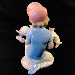 Estate Lladro #7623 "Little Riders" porcelain figurine with original box
