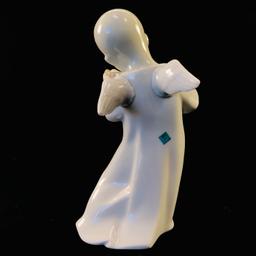 Estate Lladro #4536 "Chinese Angel" porcelain figurine with original box