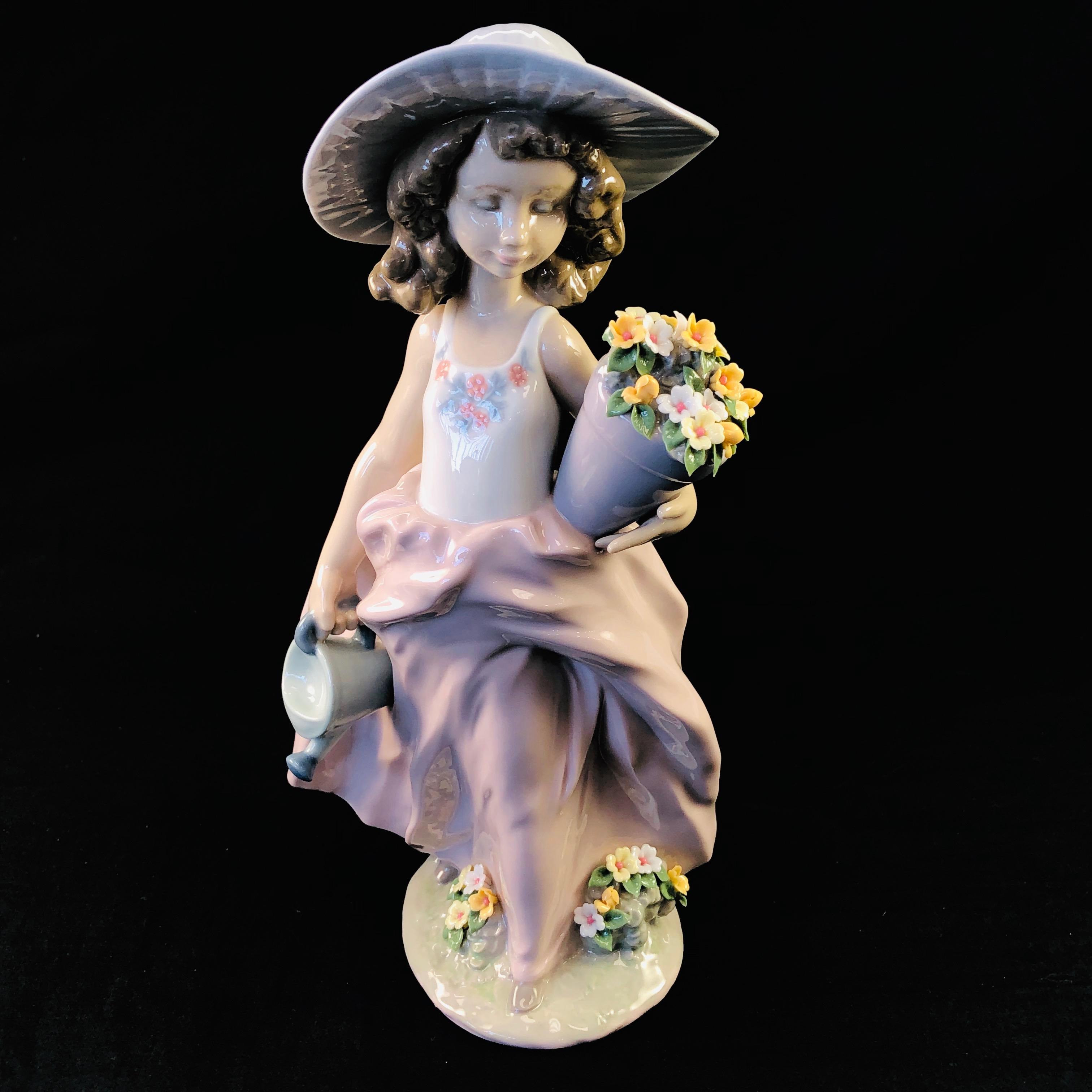 Estate Lladro #7676 "A Wish Come True" porcelain figurine with original box