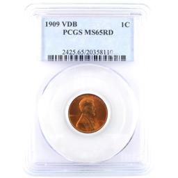 Certified 1909-VDB U.S. Lincoln cent