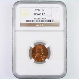 Certified 1940 U.S. Lincoln cent