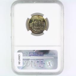 Certified 1944-D U.S. Jefferson nickel
