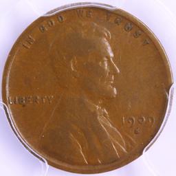 Certified 1909-S VDB U.S. Lincoln cent