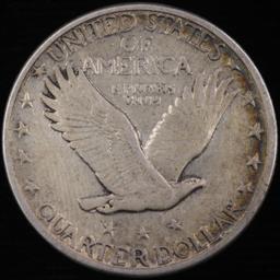 1920-S U.S. standing Liberty quarter