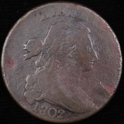 1802 U.S. draped bust large cent