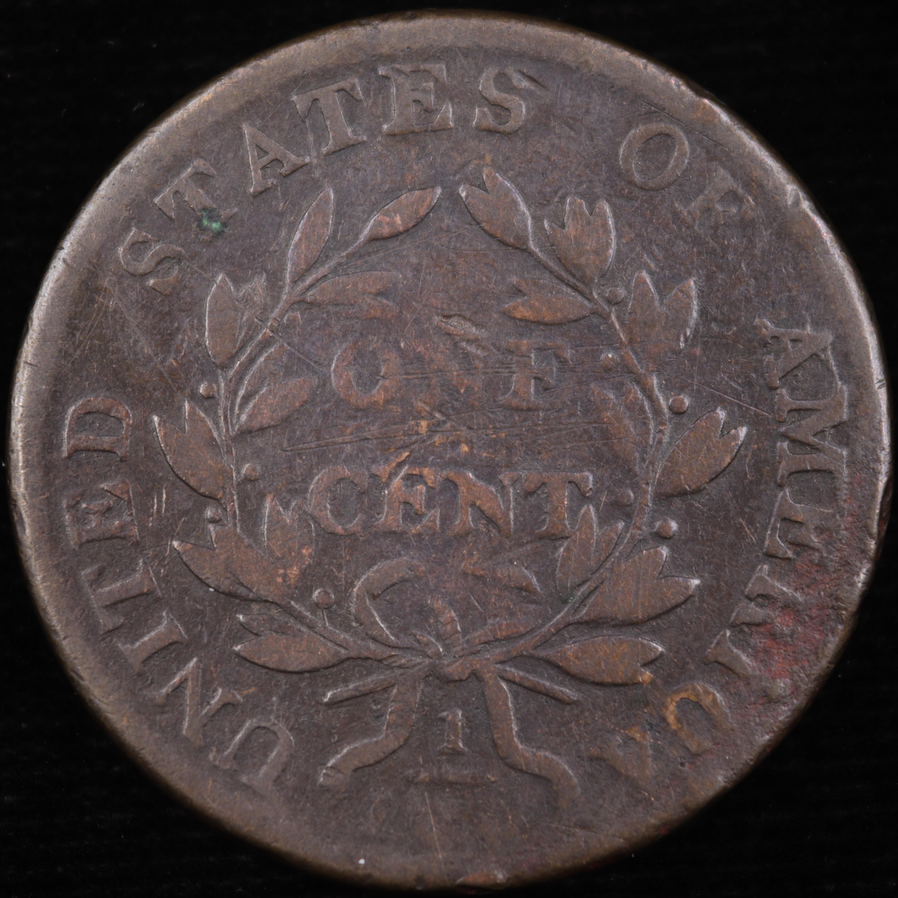 1802 U.S. draped bust large cent