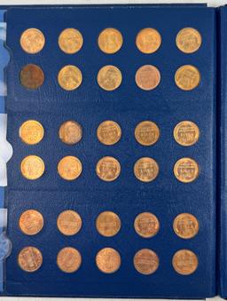 Complete 66-piece set of uncirculated 1941-1964 U.S. Lincoln cents