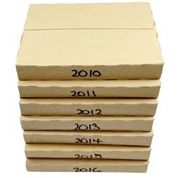 Complete run of 7 2010 to 2016 U.S. uncirculated Mint sets