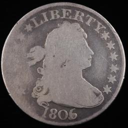 1806/5 U.S. draped bust quarter