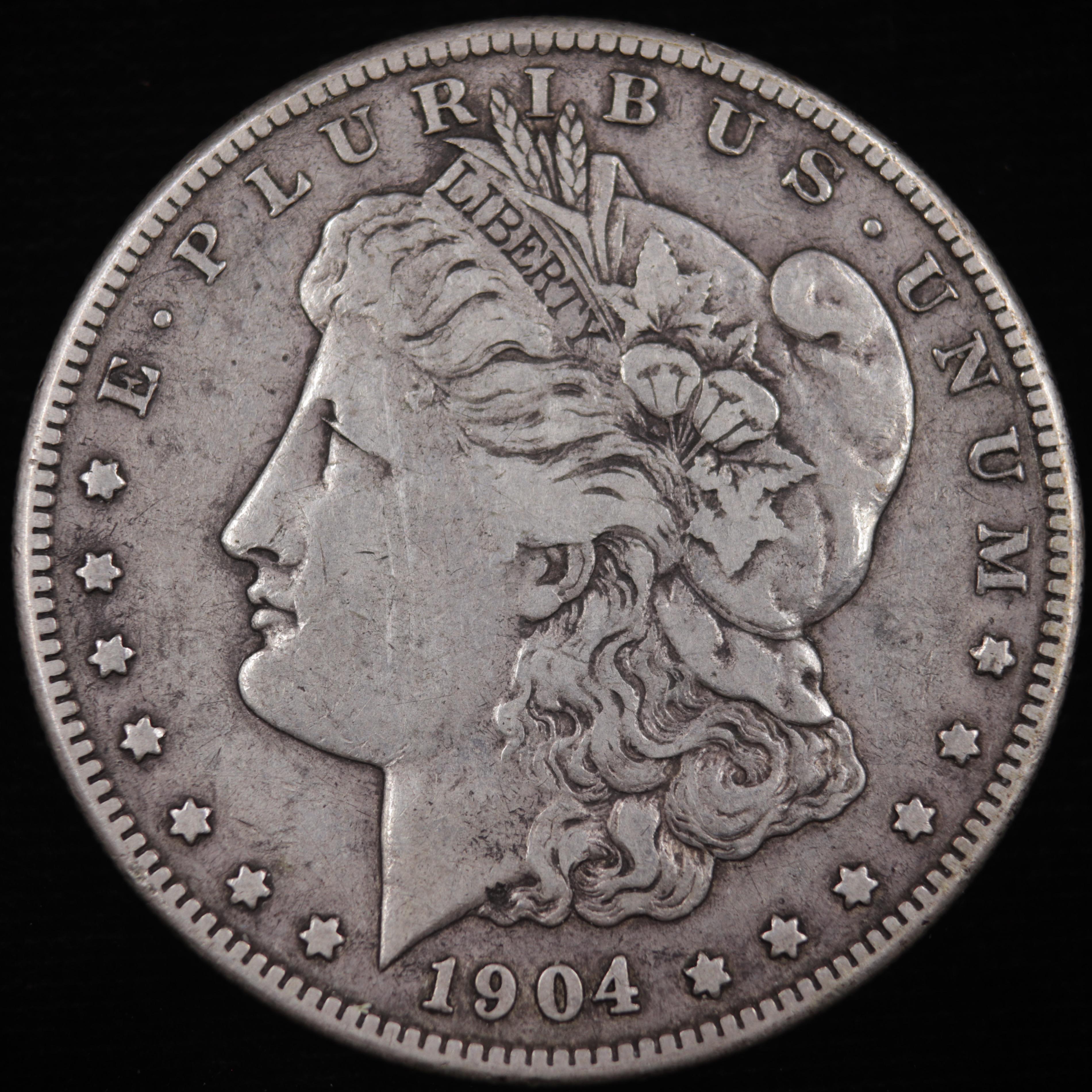 1904-S U.S. Morgan silver dollar