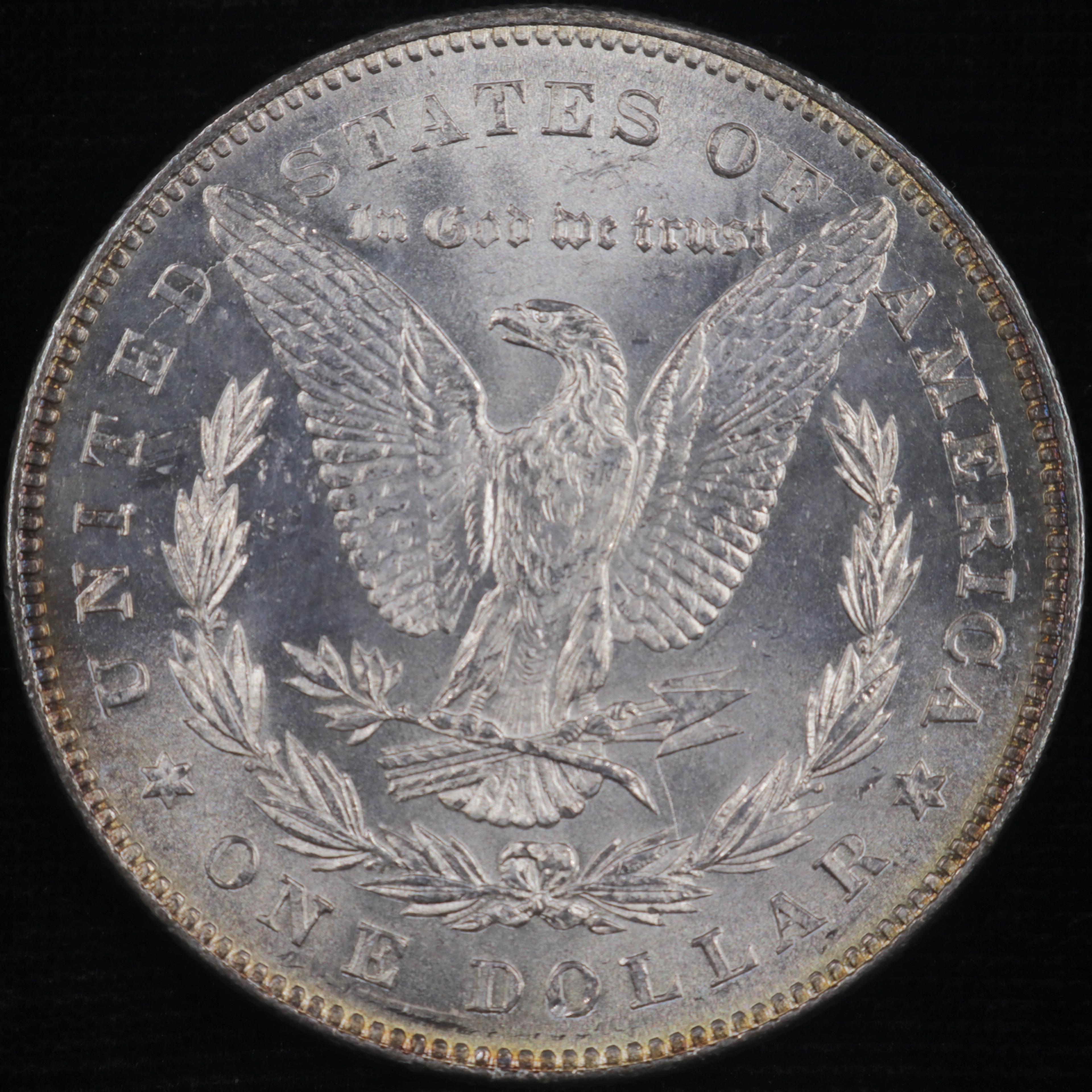 1878 7 tail feathers, 2nd reverse U.S. Morgan silver dollar