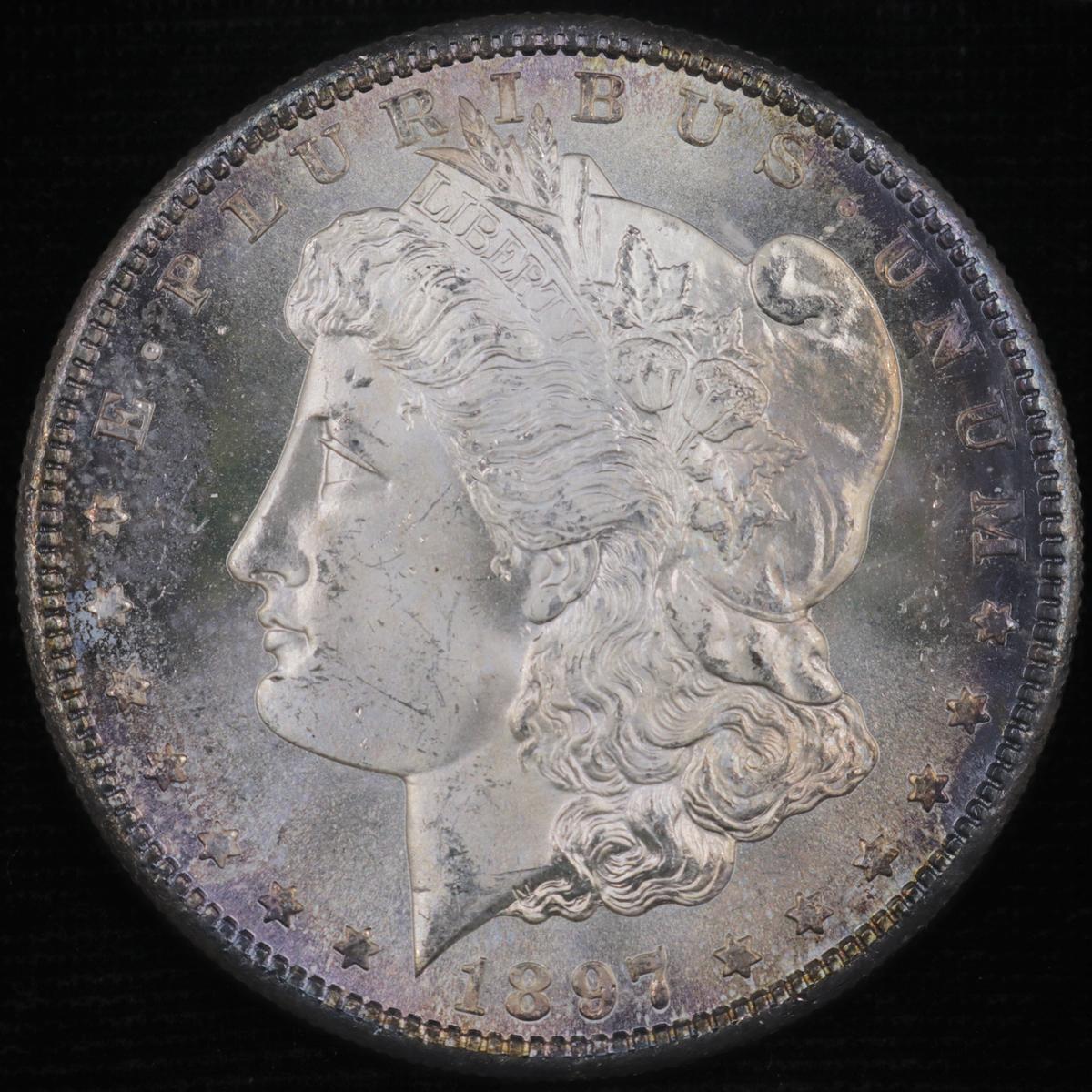 1897-S U.S. Morgan silver dollar