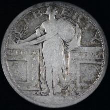 1917-D type 2 U.S. standing Liberty quarter