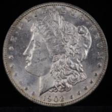 1902 U.S. Morgan silver dollar