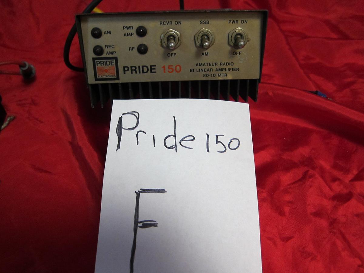 Pride 150 Ham CB Radio Linear Amplifier, Estate, Untested