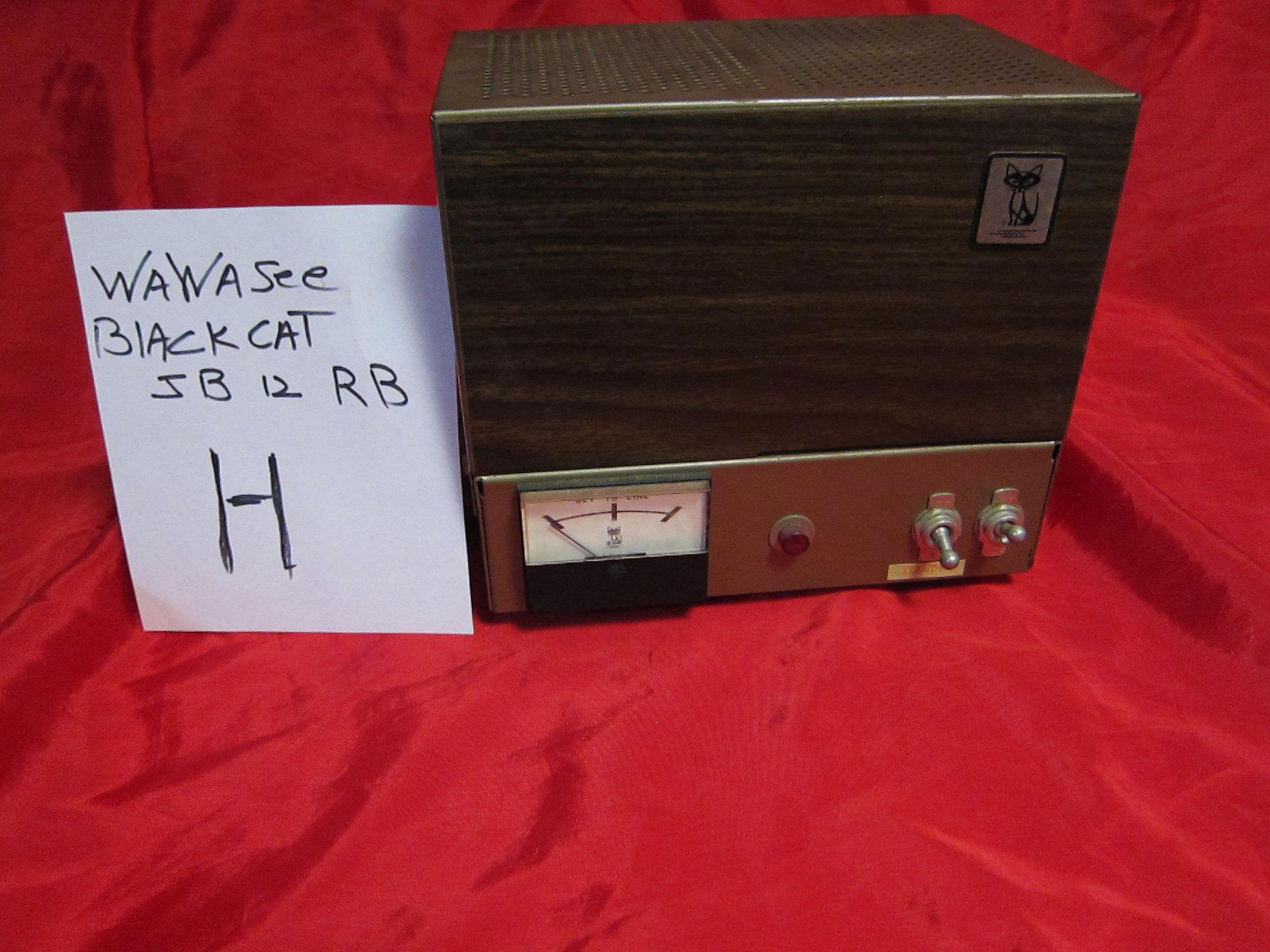 Wawasee Black Cat JB 12 RB Ham CB Radio Linear Amplifier, Estate, Untested