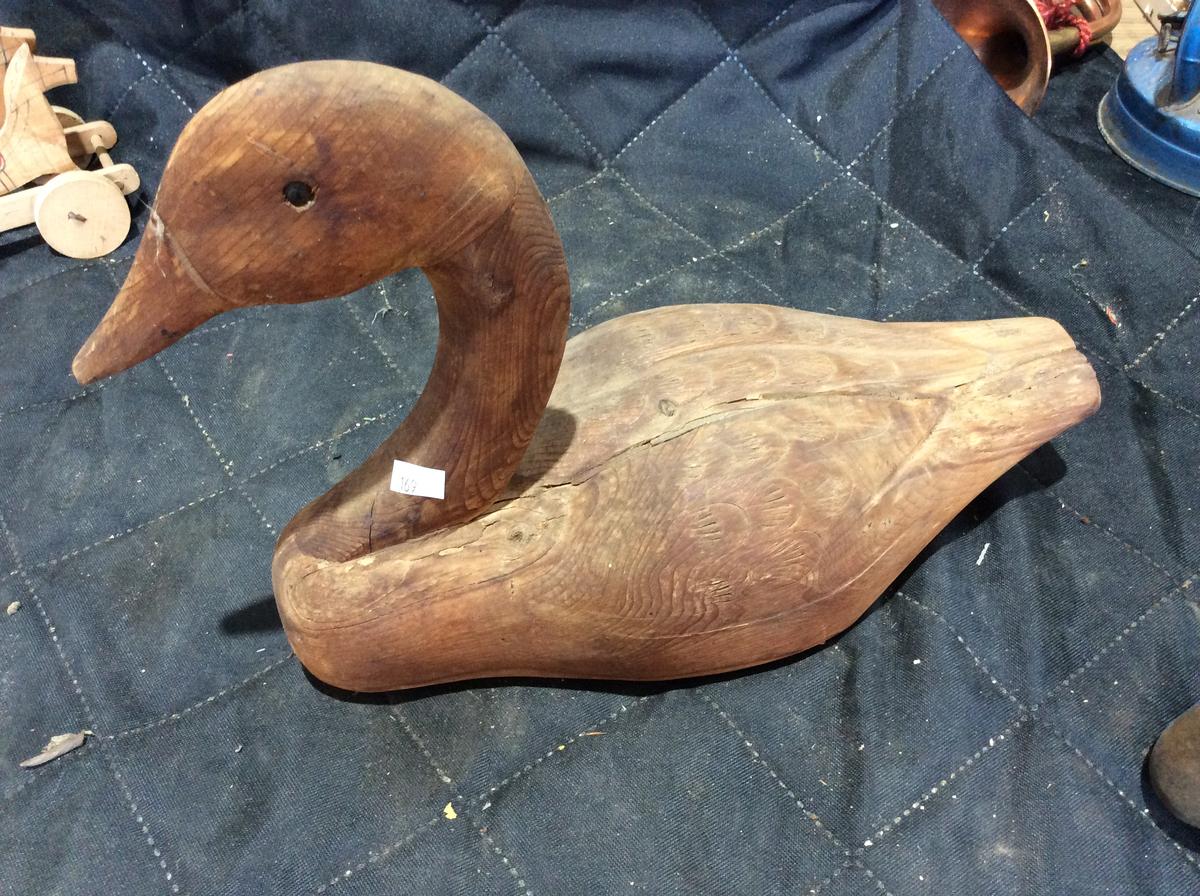 Wooden Goose Decoy Made In Canada