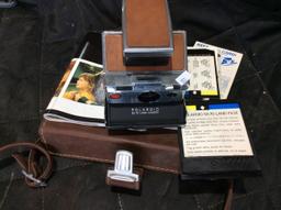 Polaroid SX-70 Land Camera w/ Case,Locking Mec. does not working