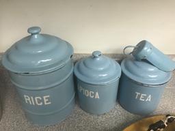 Rice, Tapioca and Tea Canister Set