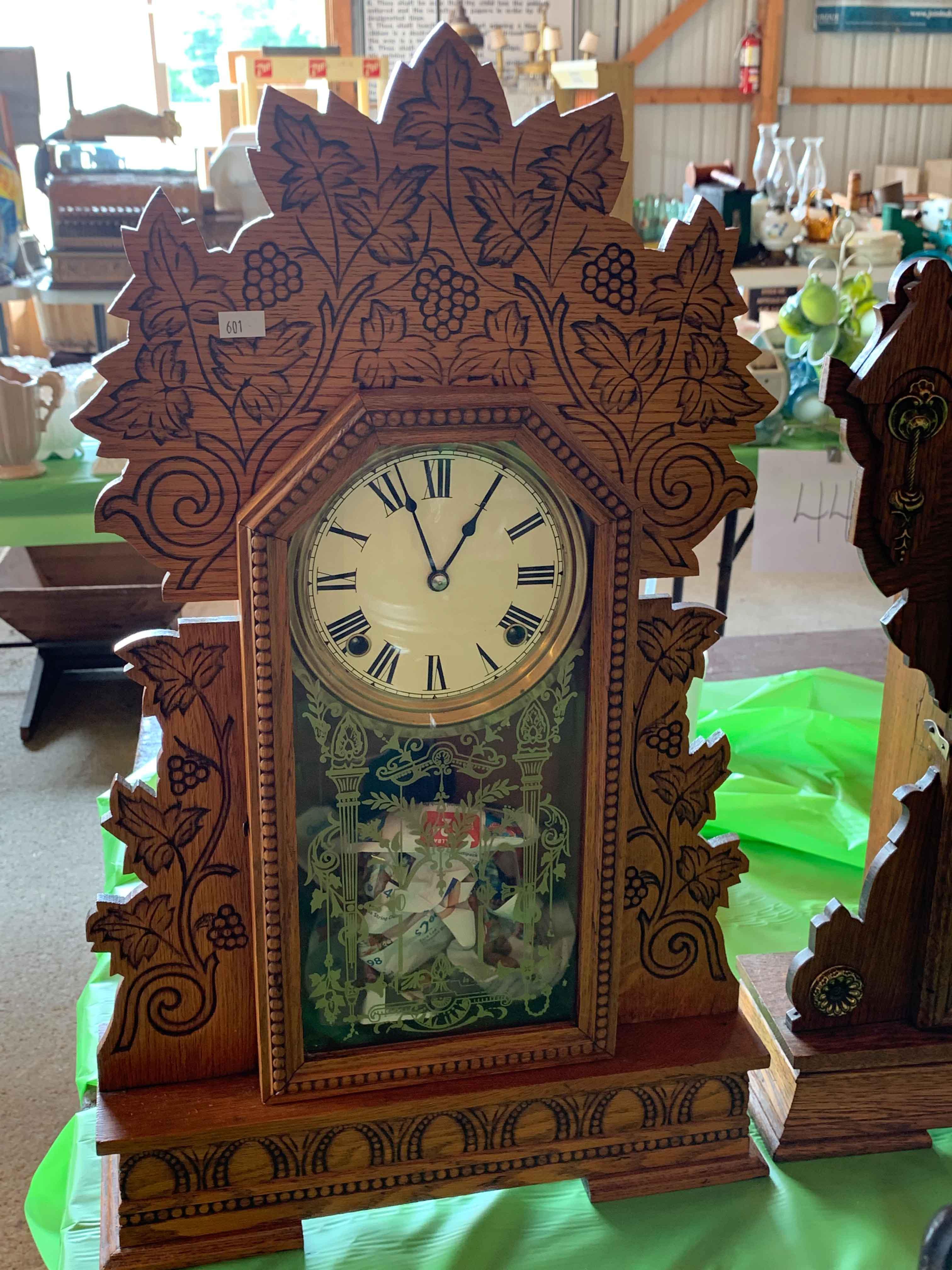 Antique Gilbert Kitchen Clock