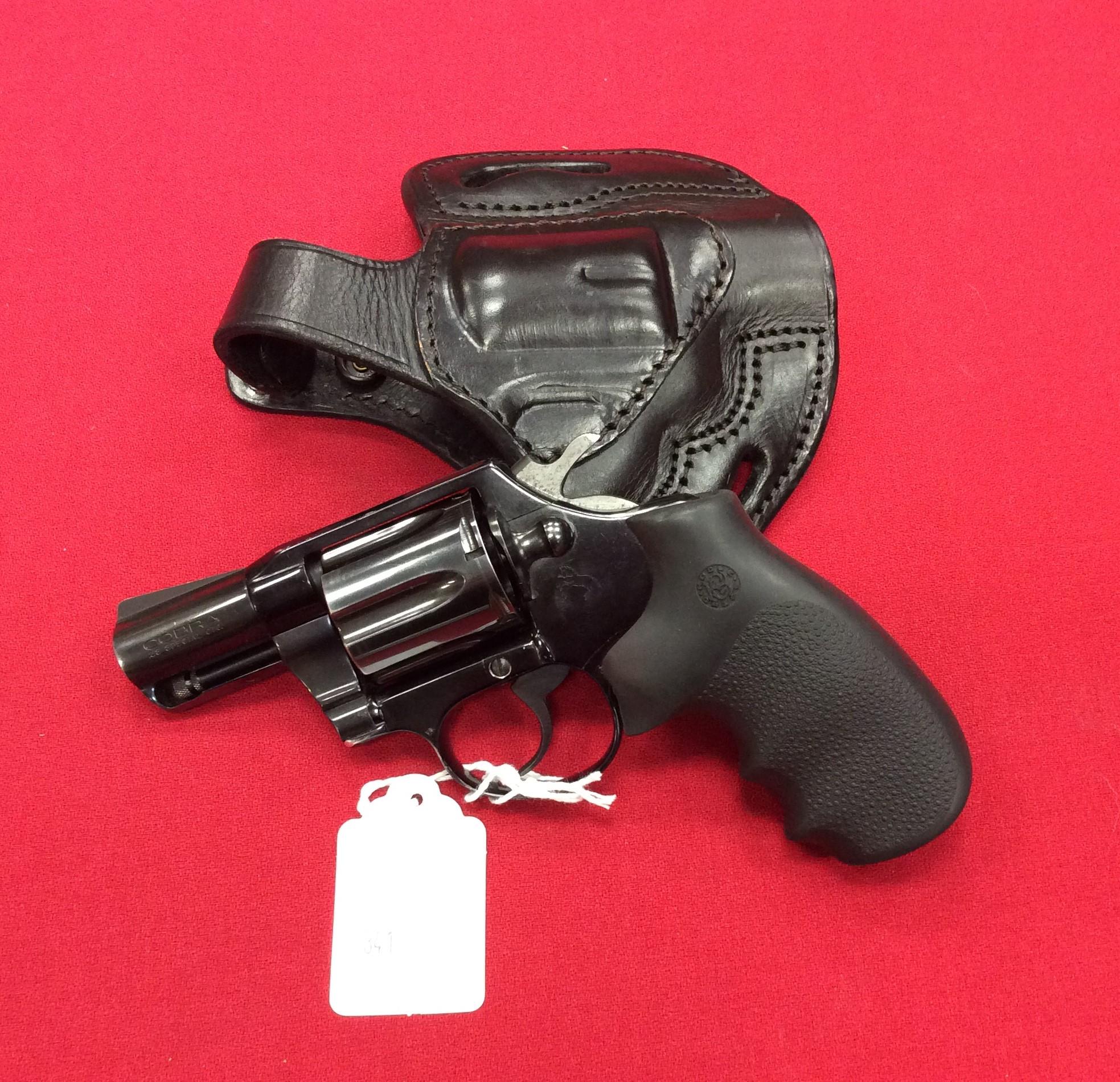 Colt Cobra .38 Special Revolver with Leather Holster