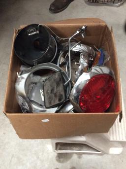 Assortment of Moped Lights and Bezels