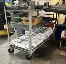 Cart on casters 45x21x38 no contents