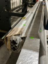 Aluminum 80/20 extruded rail 12ft, 4x4 aluminum tube 13ft, 1/4"x 6"x10' aluminum plate