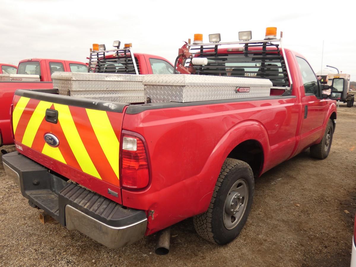 2011 Ford F250SD Pickup, SN:1FTBF2A60BEA23354, Gas, Auto, Std Cab, Long Bed