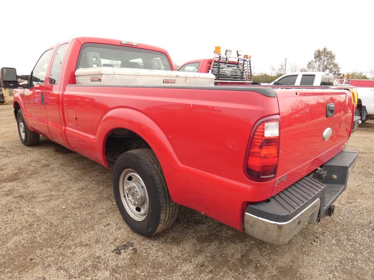 2011 Ford F250SD Pickup, SN:1FT7X2A67BEC31119, Gas, Auto, Ext. Cab, Long Be