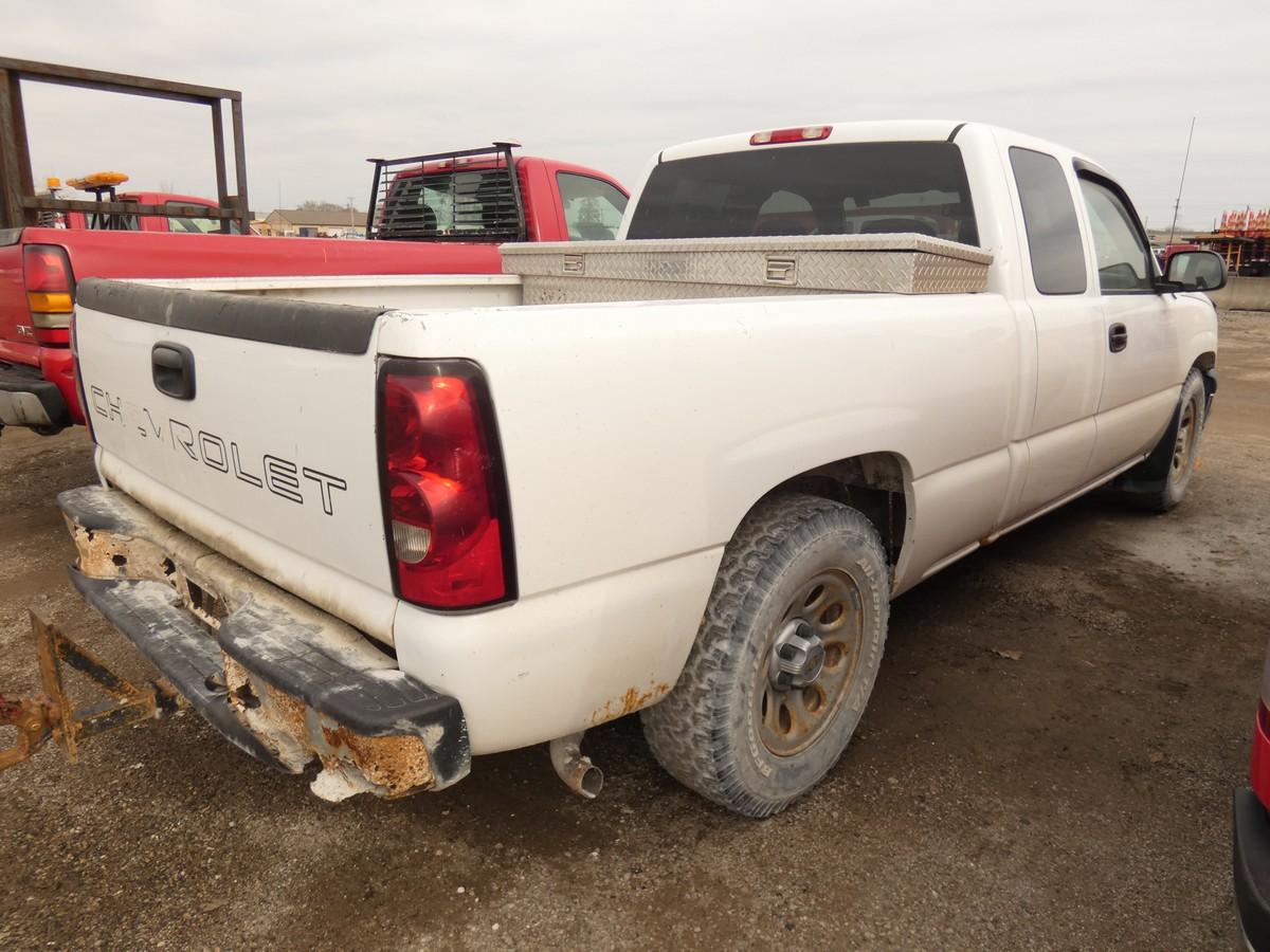 2007 Chevy 1500 Pickup, (DEAD), SN:1GCEC19X47Z105956, Gas, Auto, Air, Ext.