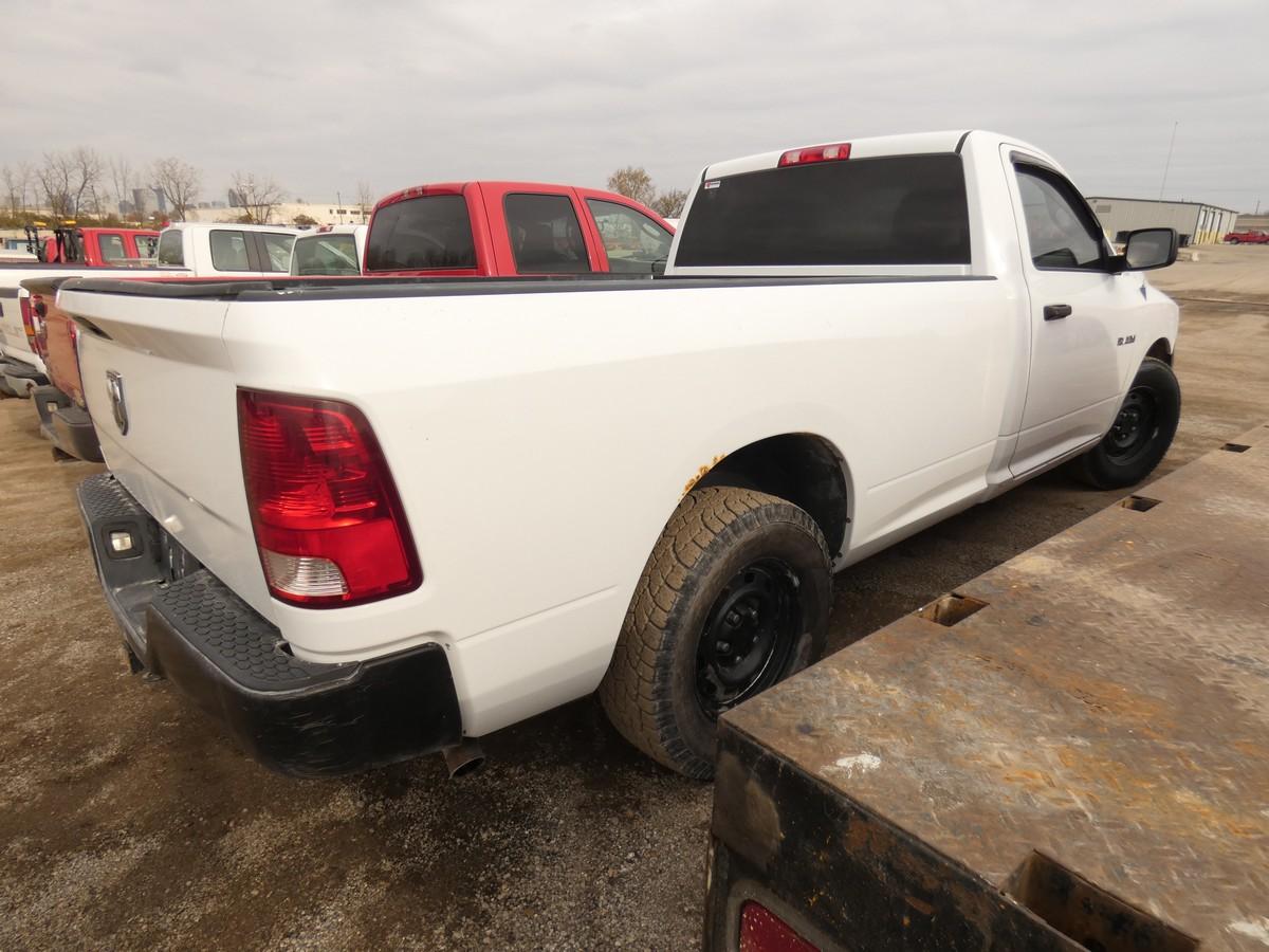 2010 Dodge 1500 Pickup, SN:3D7JB1EP5AG110040, Gas, Auto, Std Cab, Long Bed,