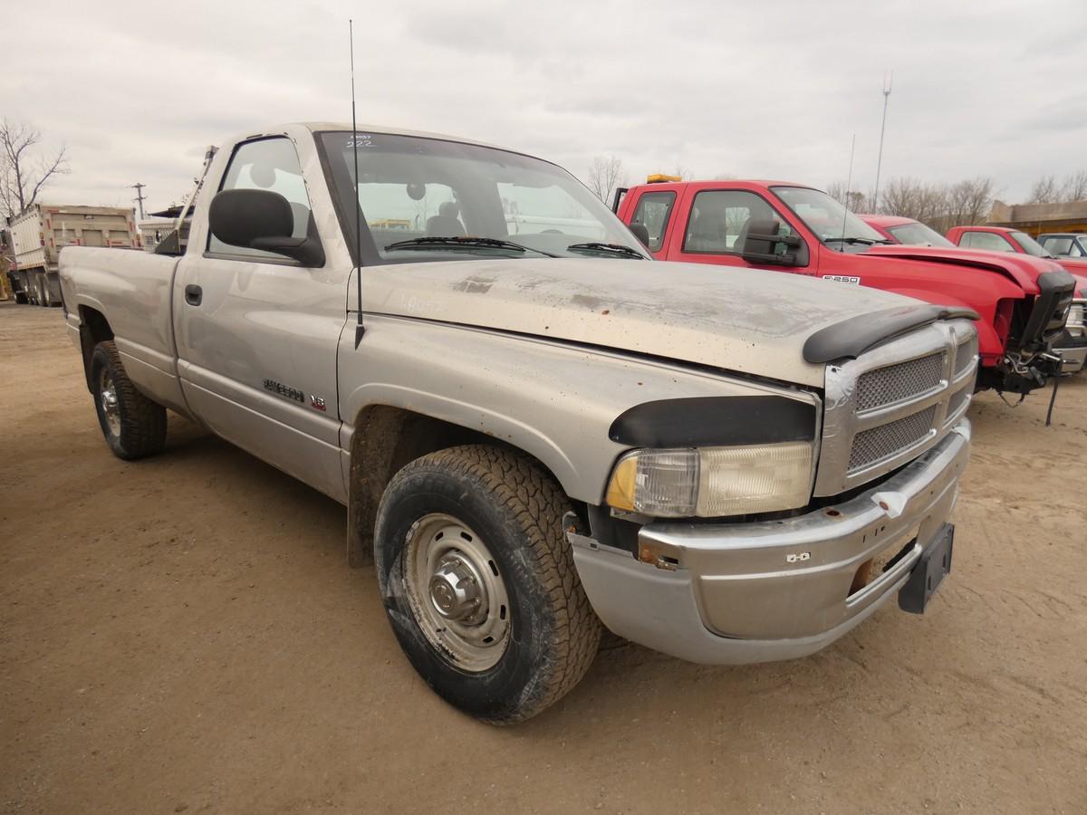 1998 Dodge 2500 Pickup, SN:3B7KC26Z6WM275282, 154996 mi.