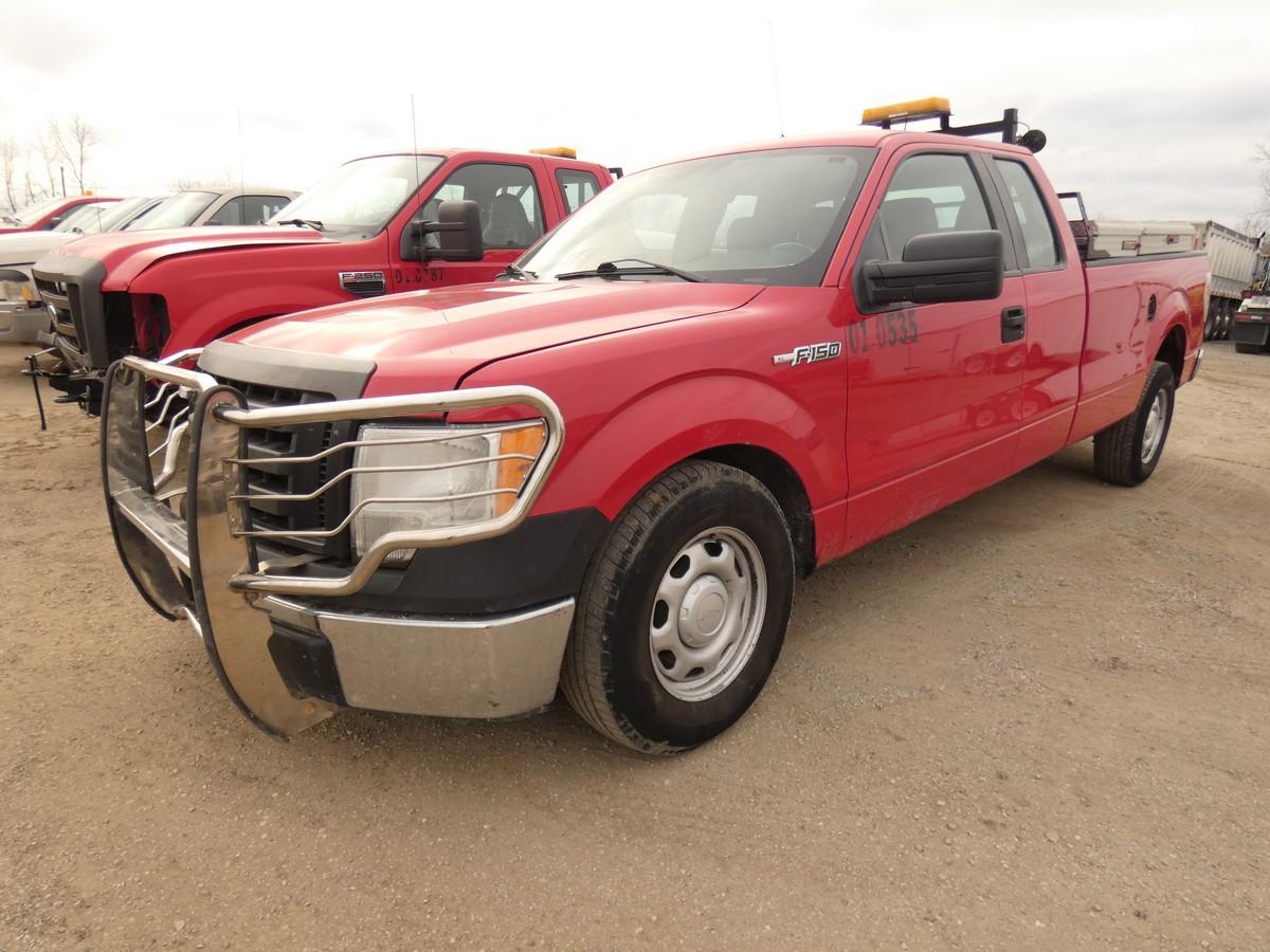 2012 Ford F150 Pickup, SN:1FTVX1CF4CKD70898, Extended Cab, Long Bed, RF Str