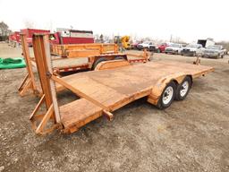 2010 Cox 7x20 Flatbed Car Trailer, SN:1r9122024aa230319