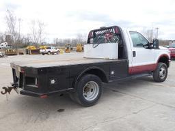 2016 Ford F350 S/A 4x4 Flatbed Truck, SN:1FDRF3H66GEA51401, Gas, Auto, 4wd,
