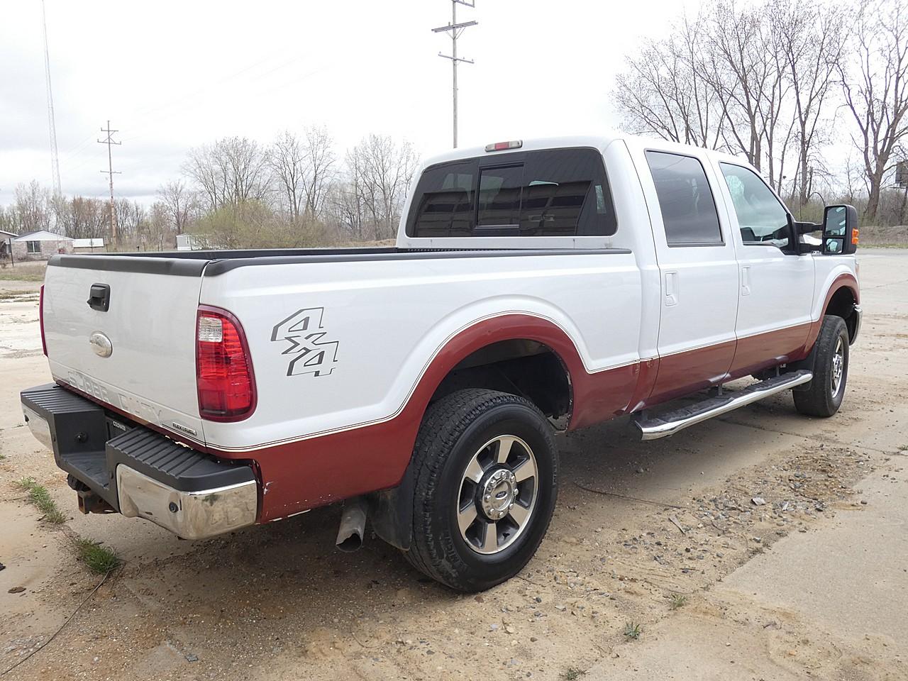 2012 Ford F250SD 4x4 Crew Cab Pickup, SN:1FT7W2B65CEA32055, V8 Gas, Lariat