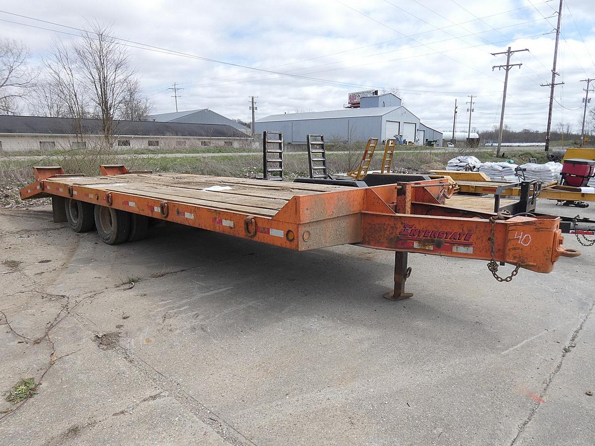 2004 Interstate 10 Ton Tag Trailer, SN:1JK0DT2024M005186, Tandem Dually, 20