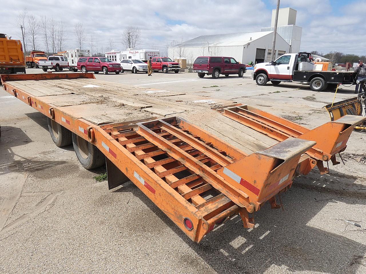 2004 Interstate 10 Ton Tag Trailer, SN:1JK0DT2024M005186, Tandem Dually, 20