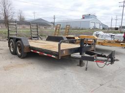 2013 CornPro UT14H 7 Ton Tandem Tag Trailer, SN:4MJUB1427DE059339, 80''x14'