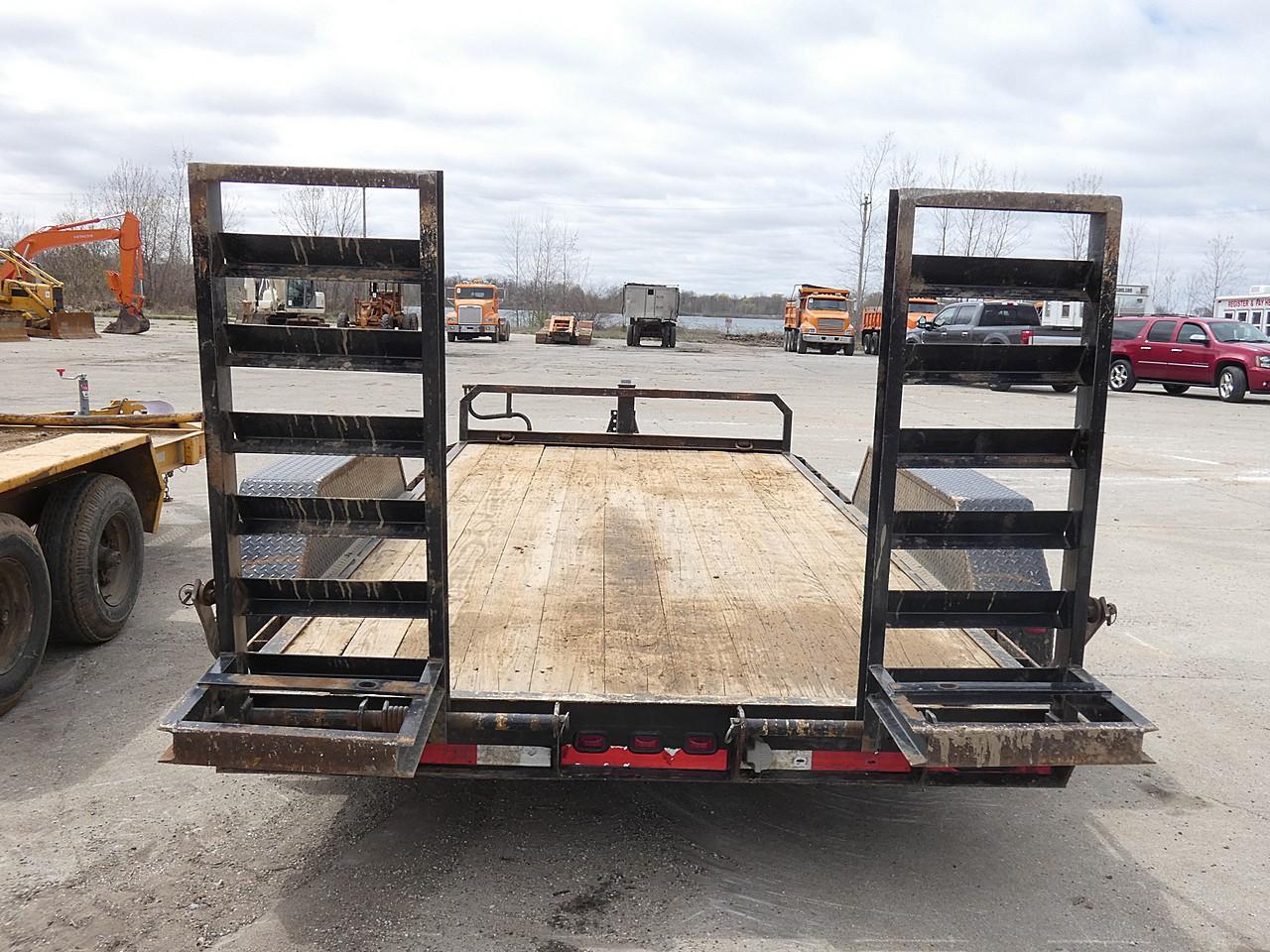 2013 CornPro UT14H 7 Ton Tandem Tag Trailer, SN:4MJUB1427DE059339, 80''x14'