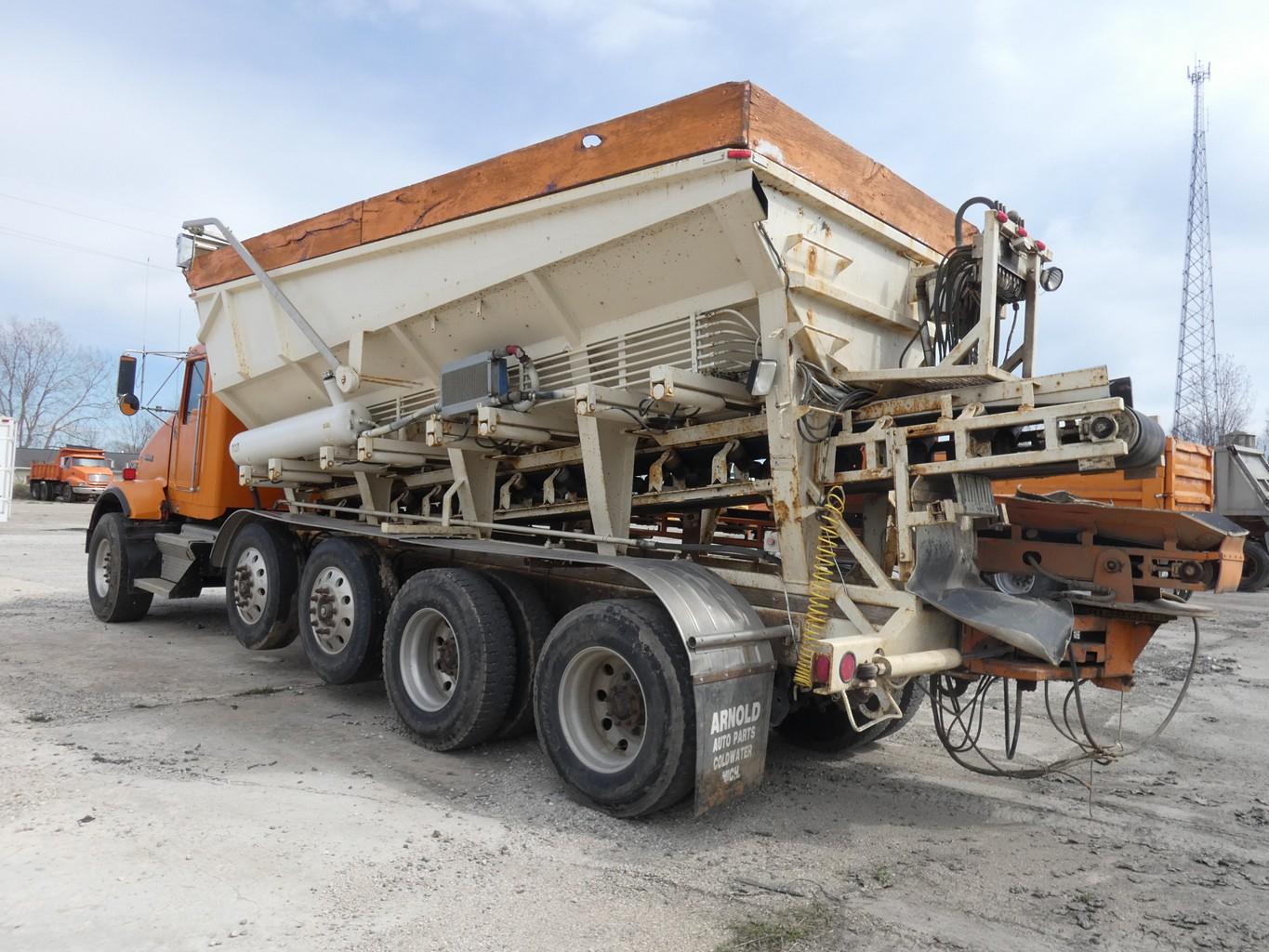 2004 (not '05) Kenworth Dahms Stone Slinger Quad Axle Truck, SN:1NKDL00X34J