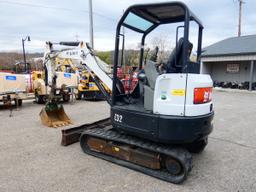 2014 Bobcat E32I Mini Excavator, SN:AUYJ11010, ROPS, 24'' QT Bucket, Hyd. T