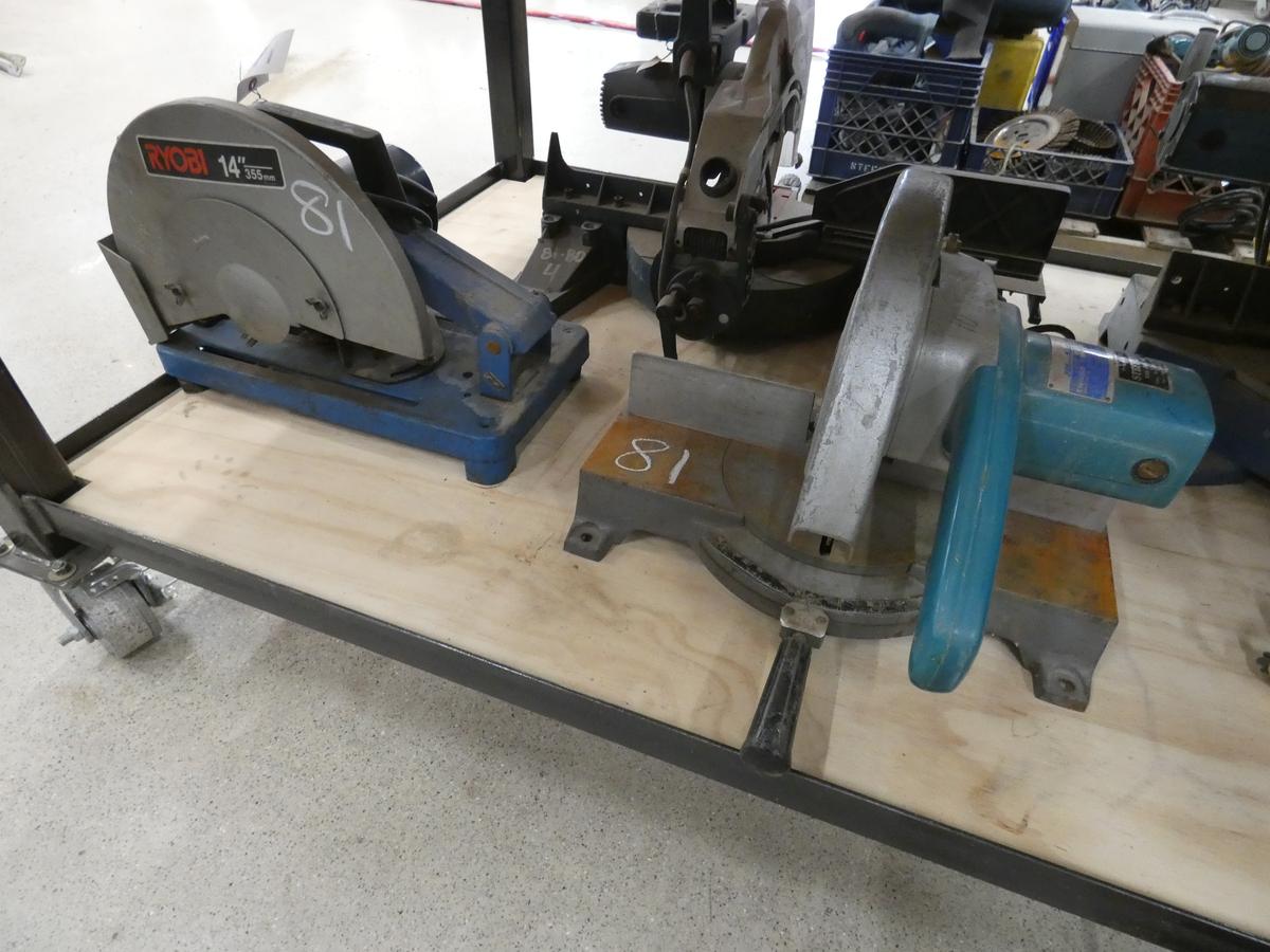 Ryobi 14'' Chop & Makita Miter Saws