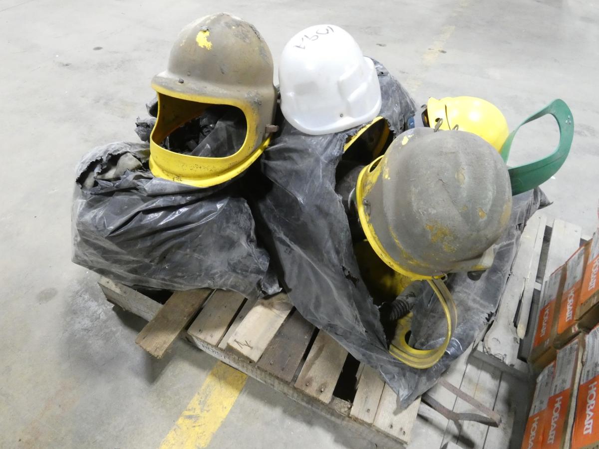 Pallet Sandblasting Helmets