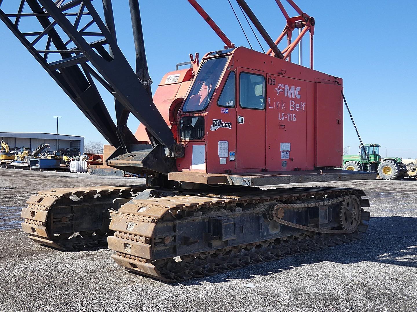 1975 Link-Belt LS-118 Crawler Crane, SN:9LV4832 130' Boom, 3rd Drum, Detroi